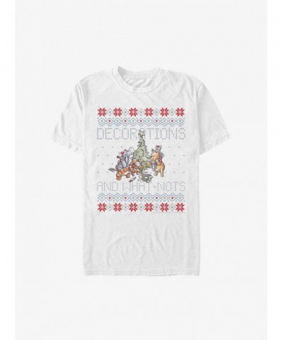 High Quality Disney Winnie The Pooh Decorations and What-Nots Ugly Christmas Extra Soft T-Shirt $8.74 T-Shirts