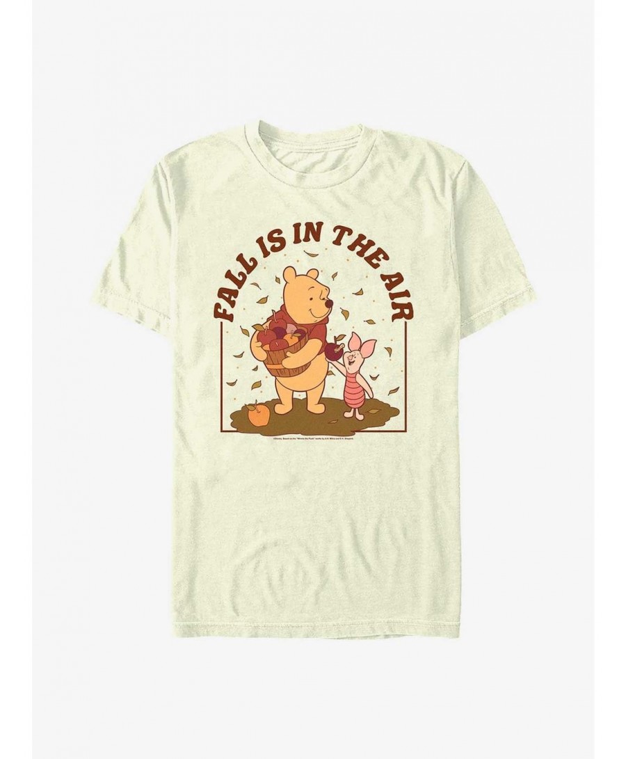 Discount Disney Winnie The Pooh Winnie and Piglet Friendly Fall T-Shirt $7.30 T-Shirts