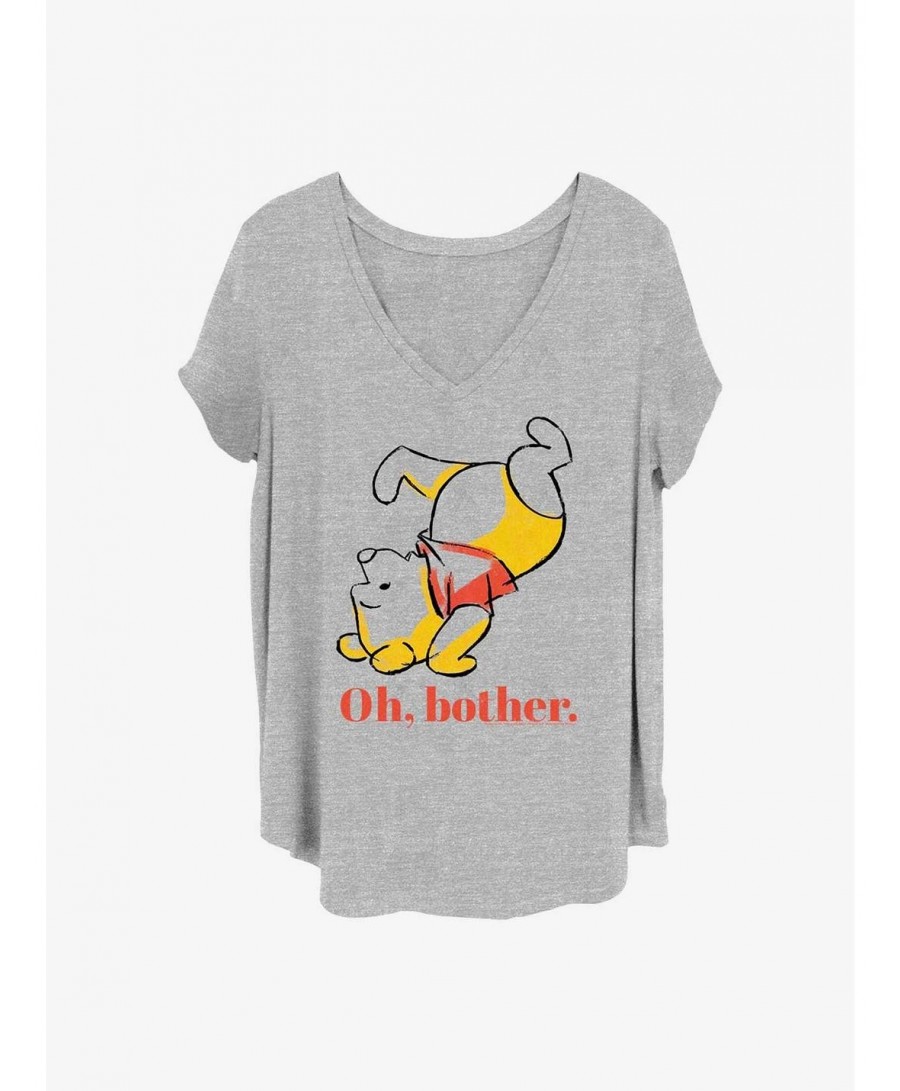 Huge Discount Disney Winnie The Pooh Oh Bother Bear Girls T-Shirt Plus Size $10.87 T-Shirts