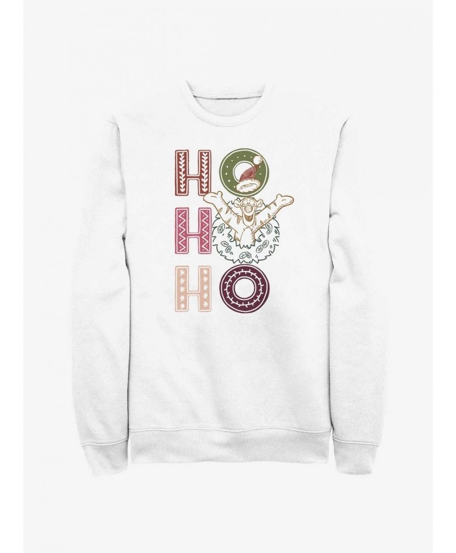 Discount Disney Winnie The Pooh Tigger Ho Ho Ho Sweatshirt $14.76 Sweatshirts