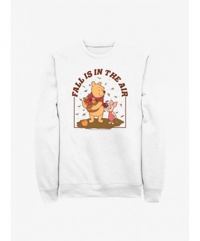 Seasonal Sale Disney Winnie The Pooh Winnie and Piglet Friendly Fall Sweatshirt $11.51 Sweatshirts