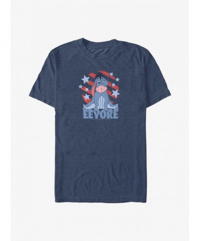 Exclusive Disney Winnie The Pooh Eeyore Spangled Big & Tall T-Shirt $9.09 T-Shirts