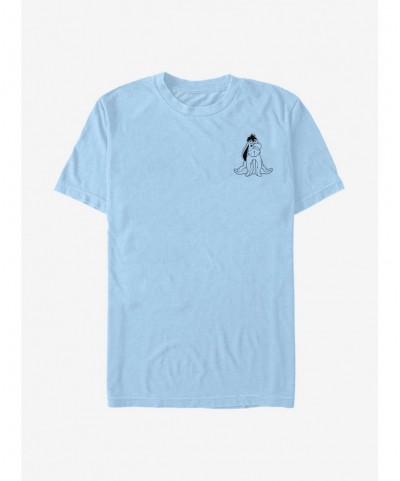 Seasonal Sale Disney Winnie The Pooh Vintage Line Eeyore T-Shirt $7.77 T-Shirts