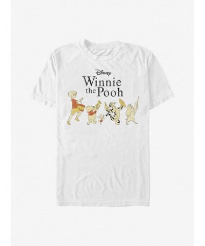 Hot Sale Disney Winnie The Pooh Pooh Parade T-Shirt $6.21 T-Shirts