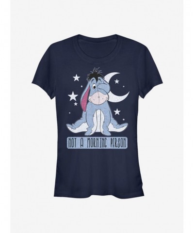 Discount Disney Winnie The Pooh Eeyore Not Morning Girls T-Shirt $8.09 T-Shirts