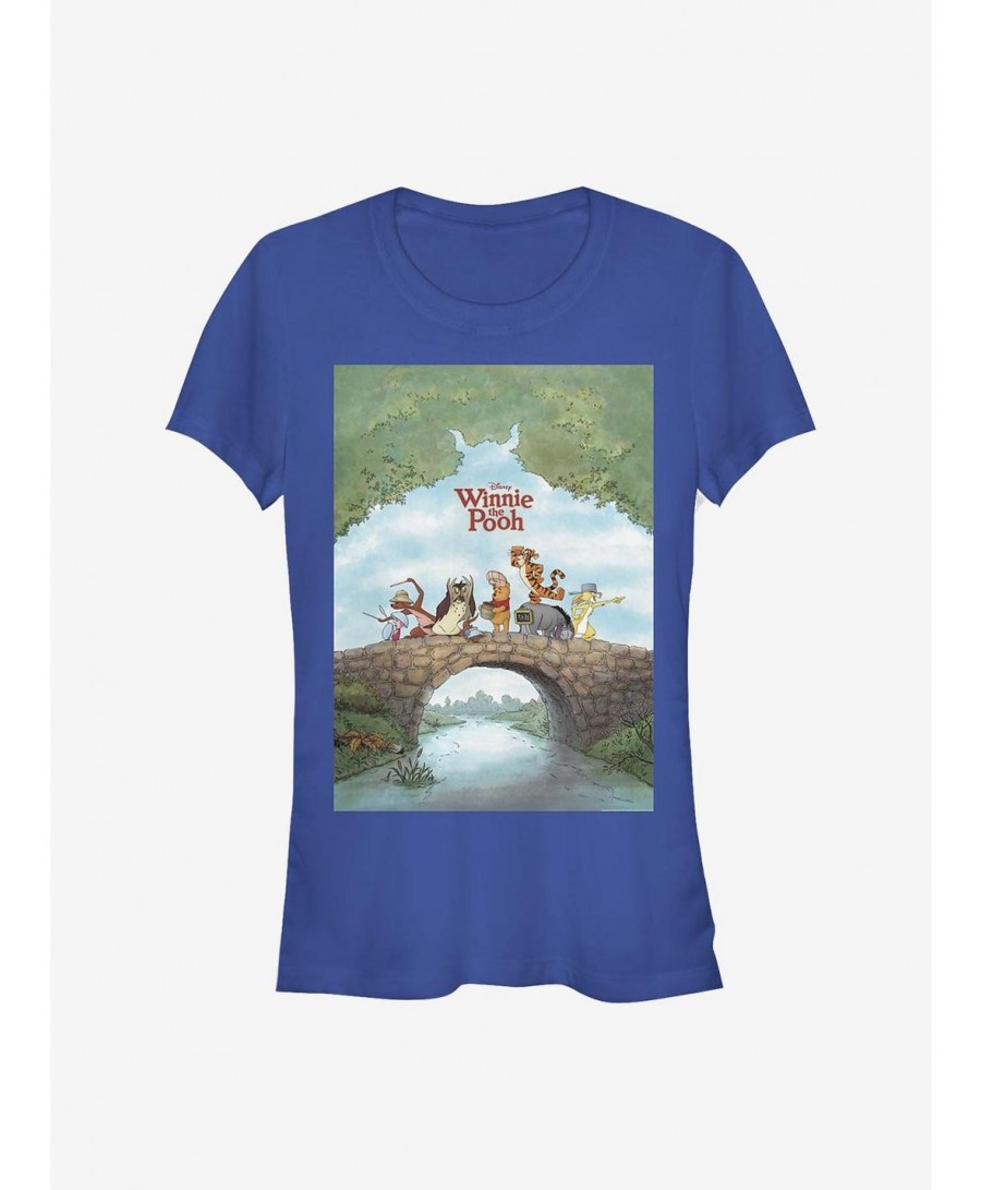 Huge Discount Disney Winnie The Pooh Pooh Poster Girls T-Shirt $6.63 T-Shirts