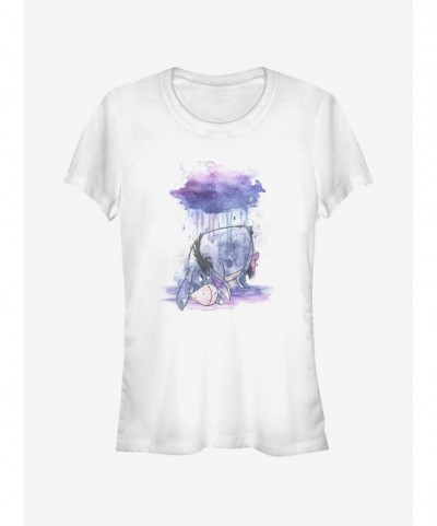 Pre-sale Discount Disney Winnie The Pooh Watercolor Eeyore Girls T-Shirt $6.96 T-Shirts