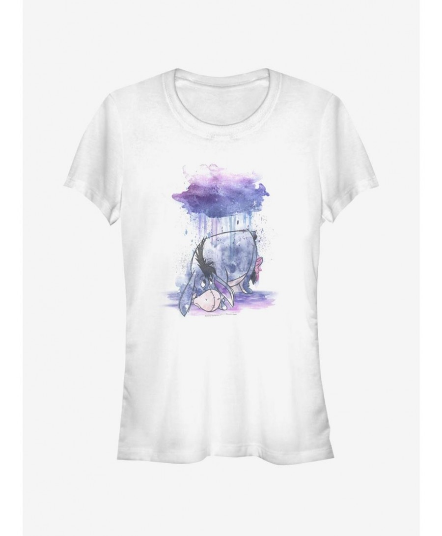 Pre-sale Discount Disney Winnie The Pooh Watercolor Eeyore Girls T-Shirt $6.96 T-Shirts