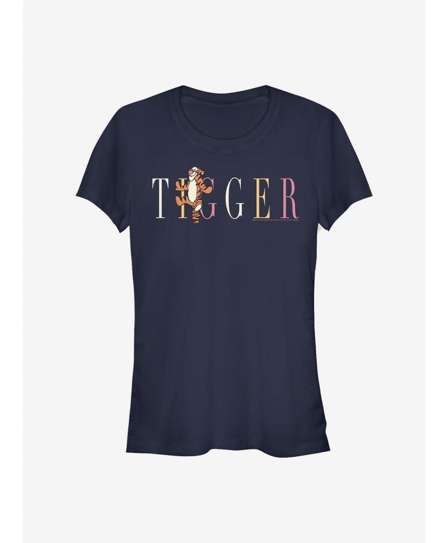 Pre-sale Discount Disney Winnie The Pooh Tigger Fashion Girls T-Shirt $7.44 T-Shirts