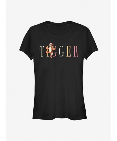 Pre-sale Discount Disney Winnie The Pooh Tigger Fashion Girls T-Shirt $7.44 T-Shirts