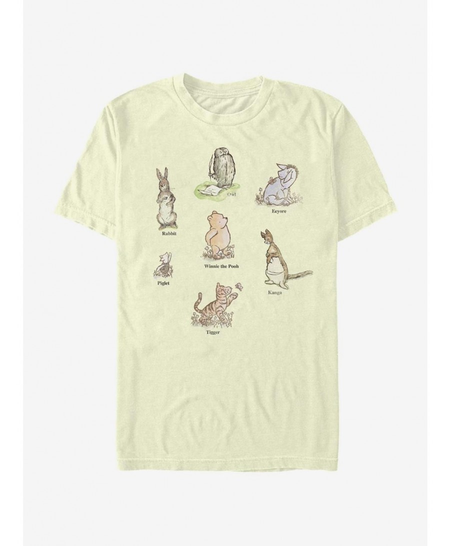 Big Sale Disney Winnie The Pooh Winnie Poster T-Shirt $6.99 T-Shirts