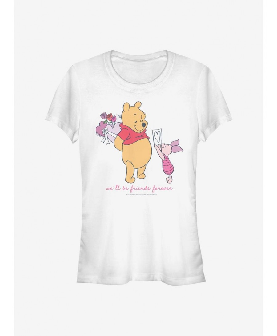 Fashion Disney Winnie The Pooh Friends Forever Girls T-Shirt $7.77 T-Shirts