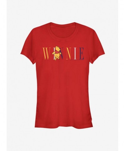 Unique Disney Winnie The Pooh Pooh Fashion Girls T-Shirt $6.31 T-Shirts