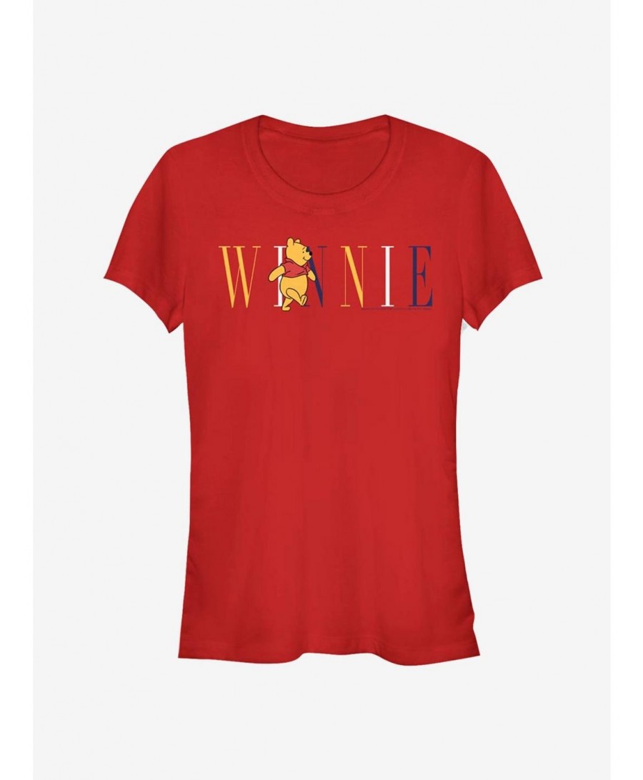 Unique Disney Winnie The Pooh Pooh Fashion Girls T-Shirt $6.31 T-Shirts