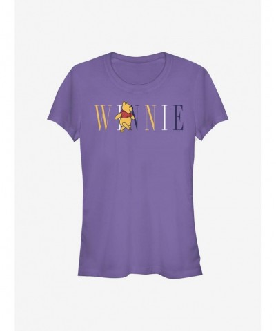 Unique Disney Winnie The Pooh Pooh Fashion Girls T-Shirt $6.31 T-Shirts