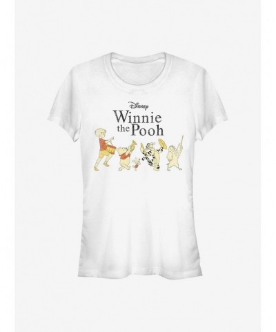 Hot Selling Disney Winnie The Pooh Pooh Parade Girls T-Shirt $6.31 T-Shirts