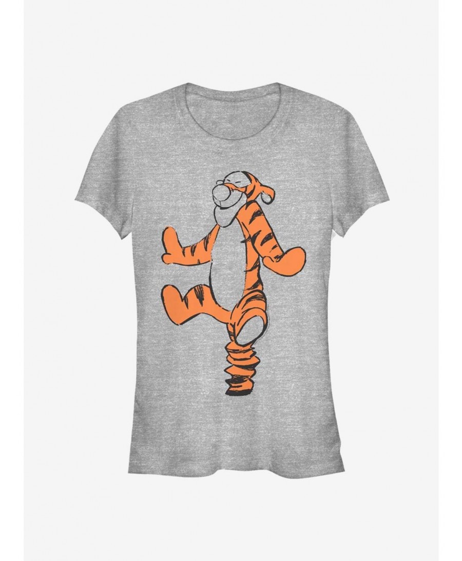 Unique Disney Winnie The Pooh Tigger Sketch Classic Girls T-Shirt $6.31 T-Shirts