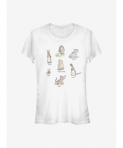 Absolute Discount Disney Winnie The Pooh Winnie Poster Girls T-Shirt $5.66 T-Shirts