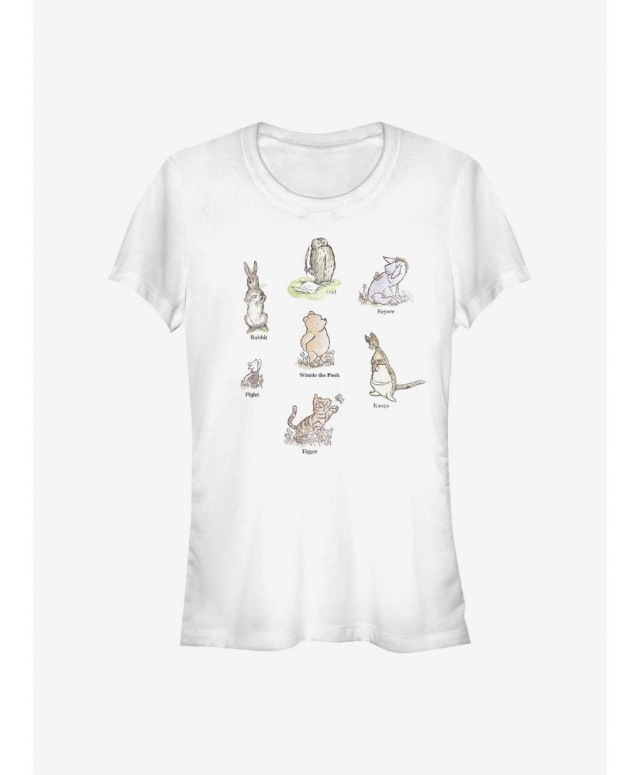 Absolute Discount Disney Winnie The Pooh Winnie Poster Girls T-Shirt $5.66 T-Shirts