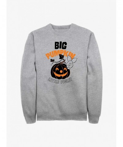 Trendy Disney Winnie The Pooh Big Pumpkin Little Piglet Sweatshirt $14.76 Sweatshirts