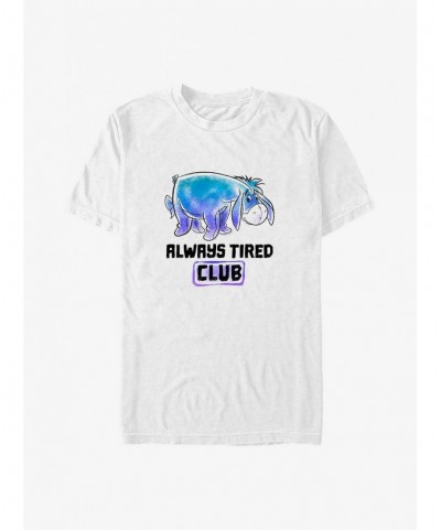 Pre-sale Disney Winnie The Pooh Eeyore Tired Club Big & Tall T-Shirt $10.52 T-Shirts