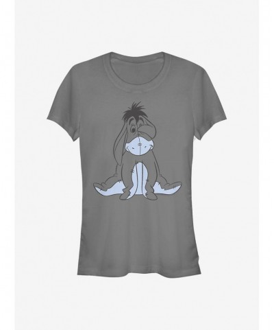 Exclusive Price Disney Winnie The Pooh Basic Sketch Eeyore Girls T-Shirt $7.12 T-Shirts