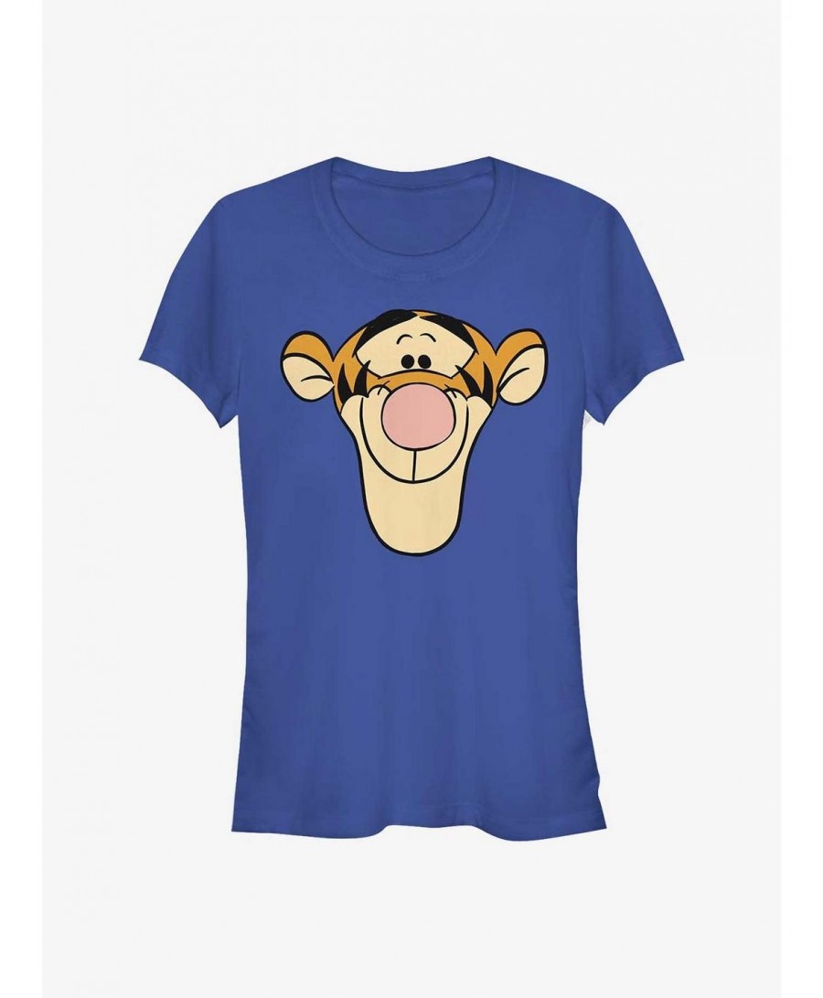 Absolute Discount Disney Winnie The Pooh Big Face Tigger Girls T-Shirt $7.44 T-Shirts