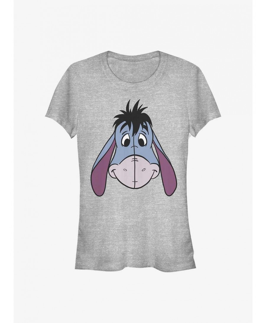 Flash Deal Disney Winnie The Pooh Big Face Eeyore Girls T-Shirt $8.09 T-Shirts