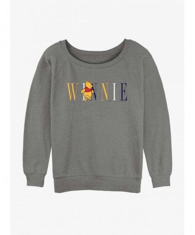 Crazy Deals Disney Winnie The Pooh Fashion Girls Slouchy Sweatshirt $10.92 Sweatshirts