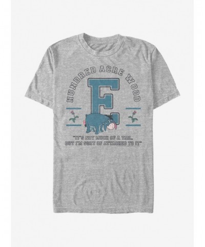 Fashion Disney Winnie The Pooh Eeyore Collegiate T-Shirt $7.14 T-Shirts