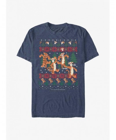 Sale Item Disney Winnie The Pooh Tigger In The Woods Christmas T-Shirt $6.37 T-Shirts