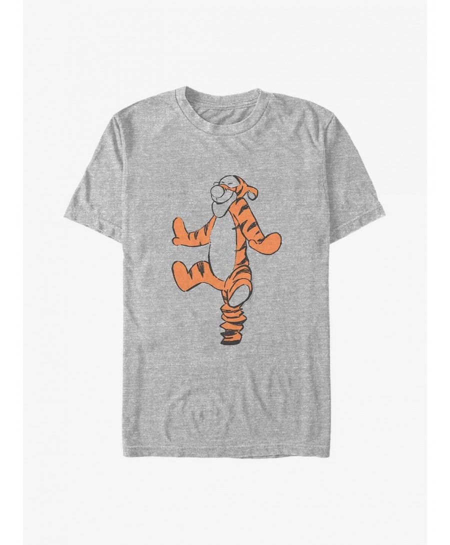 Limited-time Offer Disney Winnie The Pooh Sketch Tigger Big & Tall T-Shirt $10.29 T-Shirts