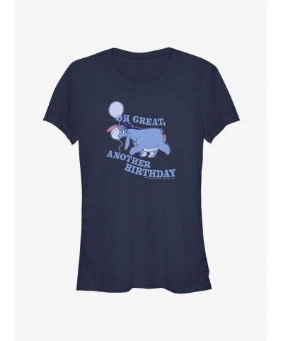 Seasonal Sale Disney Winnie The Pooh Eeyore Another Birthday Girls T-Shirt $6.80 T-Shirts