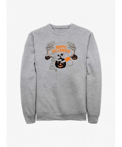 Sale Item Disney Winnie The Pooh Halloween Friends Sweatshirt $11.81 Sweatshirts