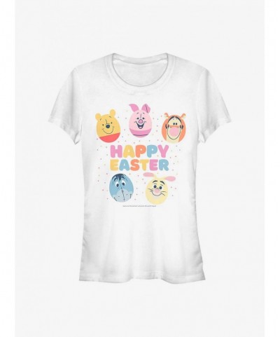 Premium Disney Winnie The Pooh Happy Easter! Egg Pals Girls T-Shirt $7.44 T-Shirts