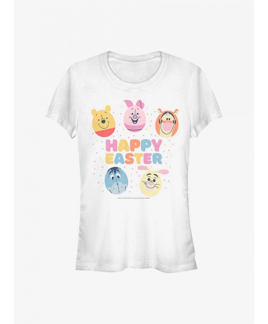 Premium Disney Winnie The Pooh Happy Easter! Egg Pals Girls T-Shirt $7.44 T-Shirts