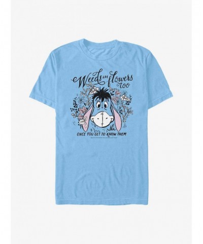 Sale Item Disney Winnie The Pooh Eeyore Weeds Are Flowers T-Shirt $6.37 T-Shirts