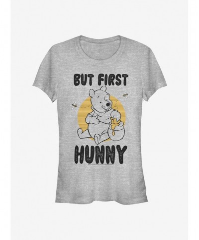 Crazy Deals Disney Winnie The Pooh First Hunny Classic Girls T-Shirt $6.47 T-Shirts