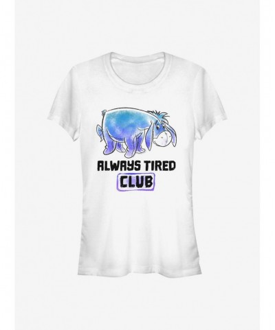 Unique Disney Winnie The Pooh Eeyore Tired Club Girls T-Shirt $5.66 T-Shirts